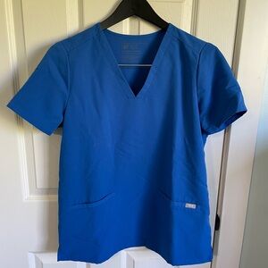 Figs Women's Blue Scrub Top